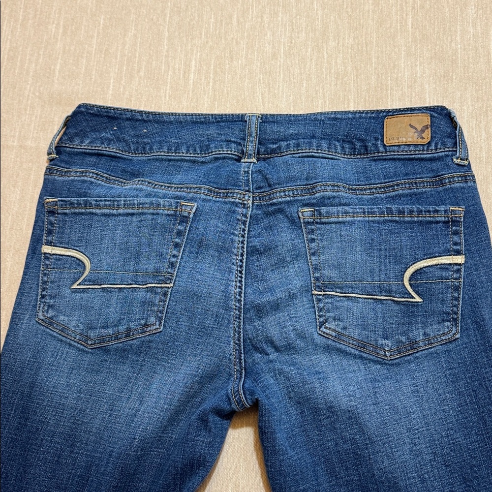 American Eagle Outfitters Artist Women's Classic Blue Boot Cut Jeans - Picture 3 of 10